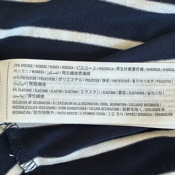 Abercrombie & Fitch Women’s Blue White Nautical Stripped Sleeveless Dress size M - Picture 8 of 9